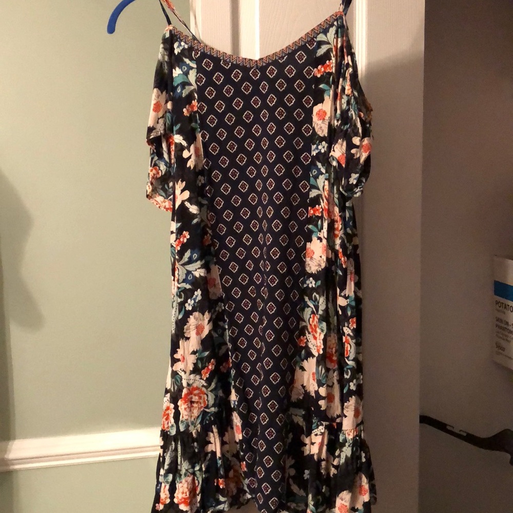 Ruffled floral dress